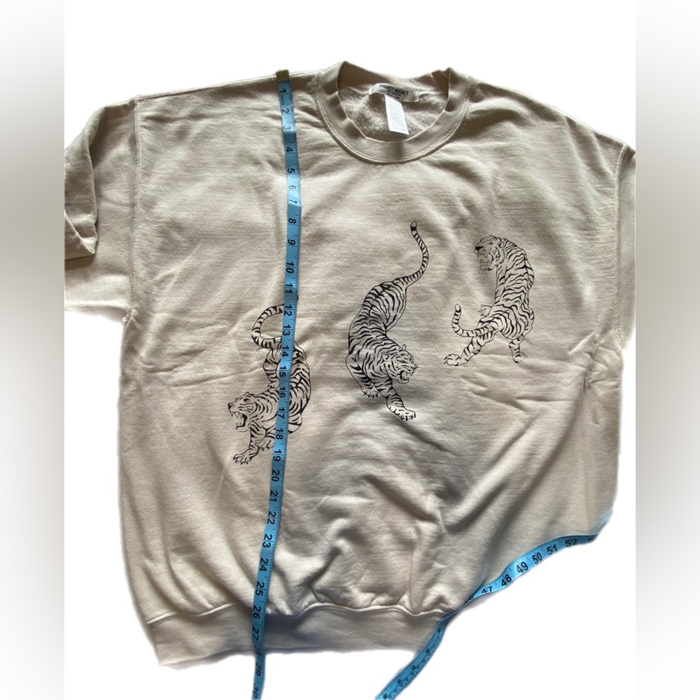 Project Social T TIGERS OVERSIZED
SWEATSHIRT - BRUSHED BONE L/XL NWOT - Picture 8 of 12